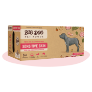 Big Dog *急凍* 狗糧皮膚護理 (Sensitive Skin) 配方 3kg ( 12件x 250g )