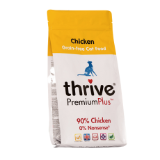 thrive 脆樂芙 PremiumPlus 無穀物貓糧 鮮雞肉配方 1.5kg (黃色)