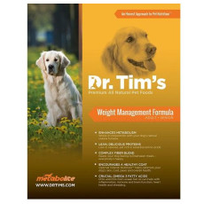 Dr.Tim's 全天然減肥配方成犬糧 雞肉+三文魚 12磅 (黃)