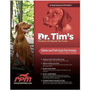 Dr.Tim's 全天然無穀物防敏感成犬糧 三文魚 15磅 (紅)