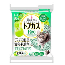 W之爽快 Ree Apple Cat Litter 爽快蘋果味豆腐渣貓砂7L (綠)