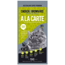 A La Carte [AL006a] - 天然貓乾糧 雞肉+糙米配方 01.5kg