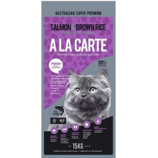 A La Carte [AL007a] - 天然貓乾糧 三文魚+糙米配方 01.5kg