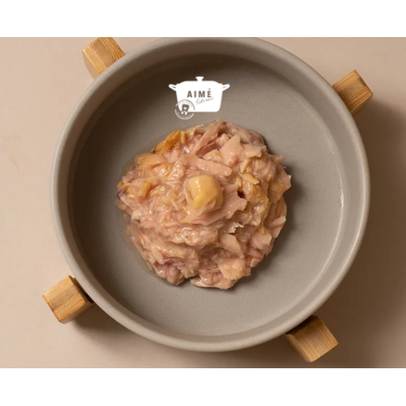 Aime Kitchen [TS85] Original 無穀物貓罐頭 - 吞拿魚配扇貝 Tuna with Scallop 85g