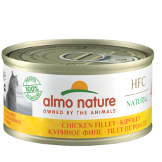 almo nature [9016] - HFC Natural - chicken filiet 雞柳片貓罐頭 70g