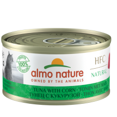 almo nature [9033] - HFC Natural - Tuna with Corn 玉米鮪魚(吞拿魚) 貓罐頭 70g