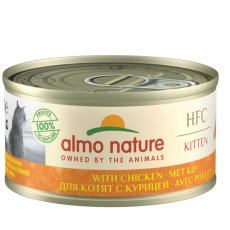almo nature [9105] - HFC Natural - Kitten Chicken 幼貓雞肉 貓罐頭 70g