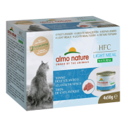 almo nature [550MEGA] - HFC Natural *Light Meal* - Atlantic Ocean Tuna 大西洋(吞拿魚) 健怡貓罐頭 4 x 50g (一盒4罐)