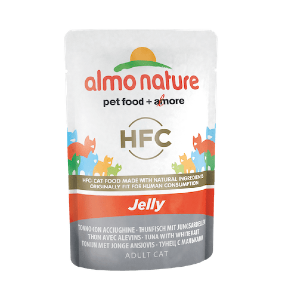 almo nature [5043] - HFC-Jelly Tuna with Whitebait 鮪魚白飯魚 上湯啫喱鮮包 55g