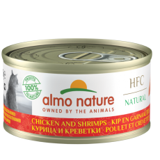 Almo nature [9024] - HFC Natural - Chicken and Shrimps 鮮蝦雞肉 貓罐頭 70g