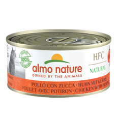 almo nature [5123] - HFC 150g大罐系列 Chicken w/ Pumpkin 雞肉+南瓜 貓罐頭 150g