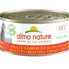 almo nature [5124] - HFC 150g大罐系列 Chicken w/ Shrimps 雞肉+鮮蝦 貓罐頭 150g