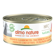 almo nature [5128] - HFC 150g大罐系列 Tuna & Shrimps 吞拿魚+鮮蝦 貓罐頭 150g