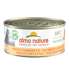 almo nature [5128] - HFC 150g大罐系列 Tuna & Shrimps 吞拿魚+鮮蝦 貓罐頭 150g