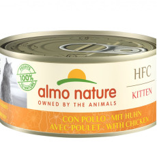 almo nature [5120] - HFC 150g大罐系列 Kitten - Chicken 幼貓 - 雞肉(主食罐) 貓罐頭 150g
