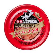 小玉傳說 [SY-0462/SY-1575]- 白身吞拿魚+雞胸肉 貓罐頭80g (紅色)