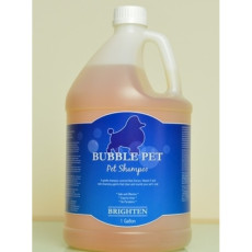 Bubble Pet Shampoo - Brighten 亮麗冲涼液 (藍色/爽身粉香味) 1Gallon