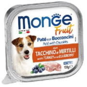 Monge [MO3208] - 火雞藍莓肉鮮肉罐頭 100g