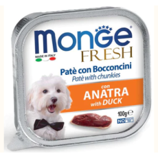 Monge [MO3048] - 防敏鴨肉鮮肉罐頭 100g