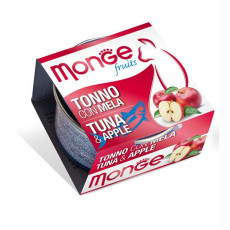 Monge MO3284 - 生果系列 貓罐頭 80g - 吞拿魚+蘋果