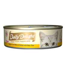 Daily Delight Pure DD41 白鰹吞拿魚+雞肉+BB蜆 80g313