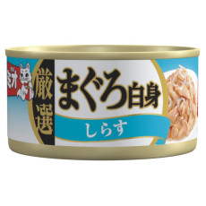 日本三才貓罐頭-Jelly果凍系列 80G MI-03 吞拿魚+白飯魚