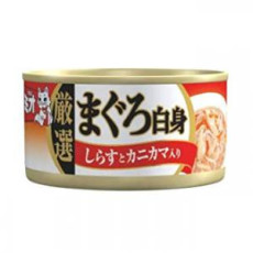 日本三才貓罐頭-肉汁系列 80G MI-06 吞拿魚+蟹肉