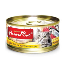 Fussie Cat Red Label Tuna with Anchovy FUR-PUC(紅鑽吞拿魚+ 鯷魚)80g