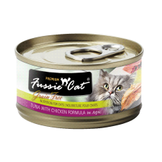 Fussie Cat Tuna with Chicken FU-YLC(黑鑽吞拿魚+ 雞肉)80g
