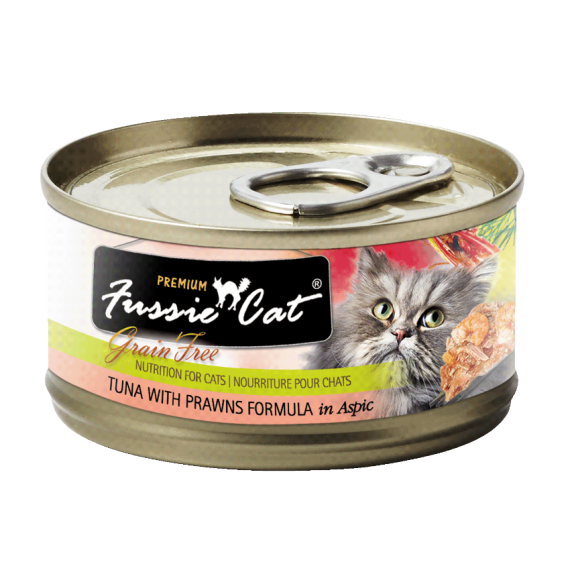 Fussie Cat Tuna with Prawns FU-ORC(黑鑽吞拿魚+ 虎蝦Prawns)80g