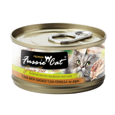 Fussie Cat Tuna with Smoked Tuna FU-STC(黑鑽吞拿魚+ 煙燻吞拿魚)80g