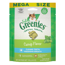 預訂5月尾到貨 FELINE GREENIES 潔齒小食 貓草味 4.6oz (新包裝)