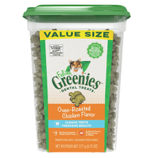 預訂預計4月尾返貨 Greenies 潔齒小食 雞肉味 9.75oz (珍寶桶)