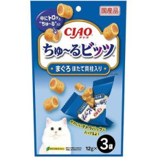 Ciao CS-172 流心粒粒 - 吞拿魚+帶子味 (12g x 3小包)