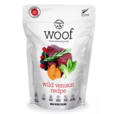 WOOF - Wild Venison  紐西蘭 低溫凍乾*野生鹿肉*狗糧 280g [NZ-WFD280V]