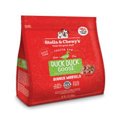 Stellla & Chewy's Frozen Dinner Morsels Duck Duck Goose **急凍**生肉粒 鴨朋鵝友 (鴨肉及鵝肉配方) 4lb [FRDM-4]