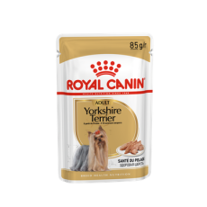 Royal Canin 純種系列 - 約瑟爹利成犬專屬主食濕糧（肉塊）*Yorkshire Terrier Adult Dog (Loaf)* 85g x 12包原裝同款優惠 [2669700]
