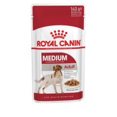 Royal Canin 健康營養系列 - 中型成犬營養主食濕糧（肉汁）*Medium Adult Dog (Gravy)* 140g x 10包原裝同款優惠 [2700700]