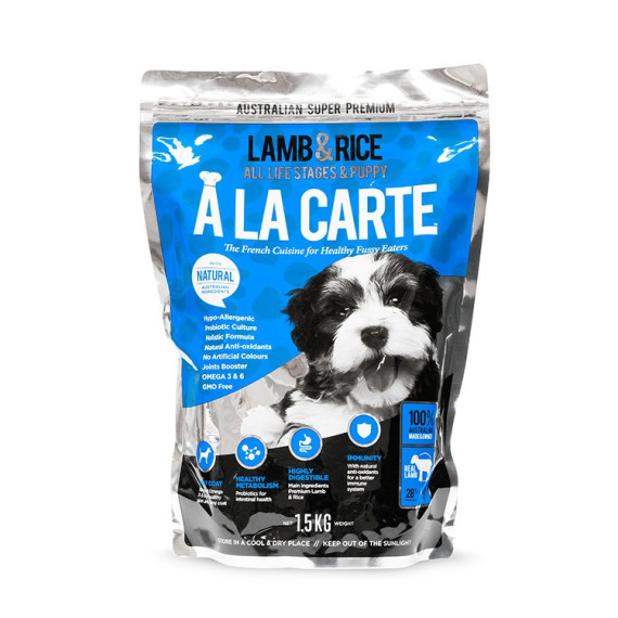 A La Carte [AL001a] - 鮮羊肉 配方狗糧 01.5kg