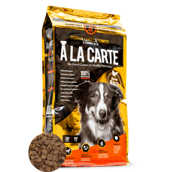 A La Carte [AL005d] - 鮮雞肉，鷹咀豆及紫菜 配方狗糧 16kg