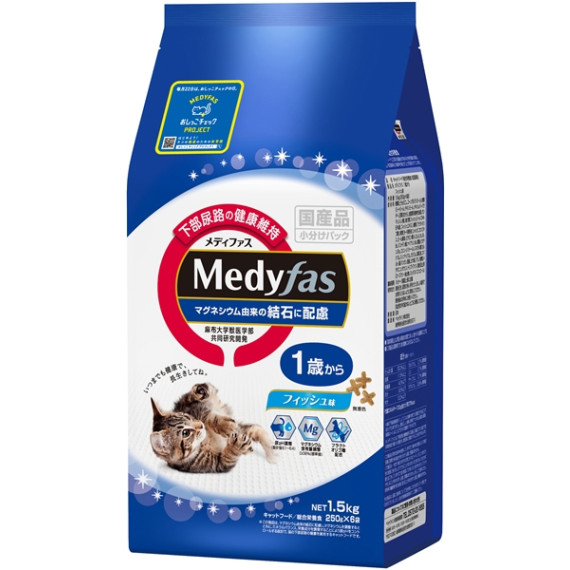 Petline Medyfas - 防尿石 成貓魚肉味乾糧 1.5kg [PL-MFD32]