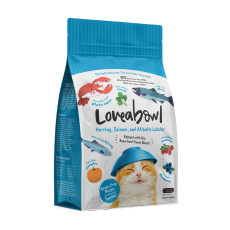 Loveabowl [LB0050] 無穀物龍蝦雙魚海鮮 全貓種配方 貓乾糧 4.08kg (淺藍)