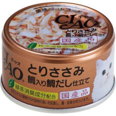CIAO A 88 雞肉 + 鯛魚 鯛魚湯底 貓罐頭 85g