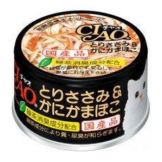 CIAO C13 雞+蟹柳 貓罐頭 85g 