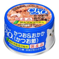 CIAO A 10 鰹魚+木魚片（鰹魚節） 貓罐頭 85g