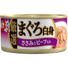 日本三才貓罐頭-肉汁系列 80G MI-05 吞拿魚+雞肉+牛肉