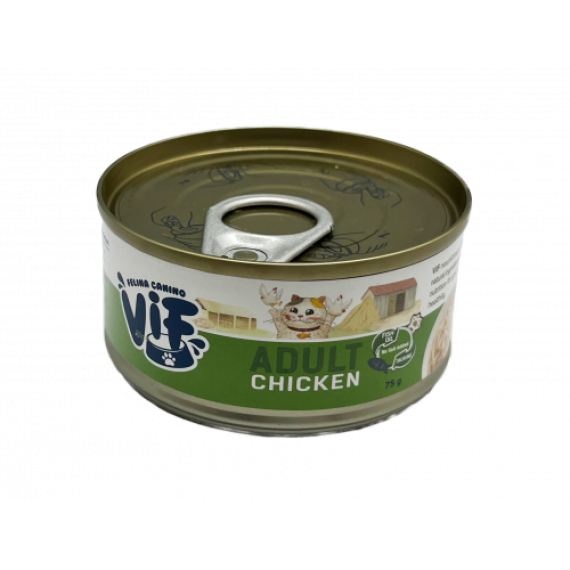 Felina Canino VIF [AC2] 雞肉配方鮮味罐(成貓) 貓罐頭 75g