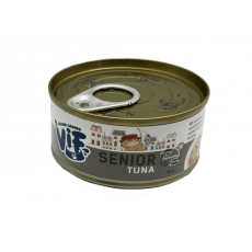Felina Canino VIF [SC1] 吞拿魚老貓配方鮮味罐 貓罐頭 75g (灰)