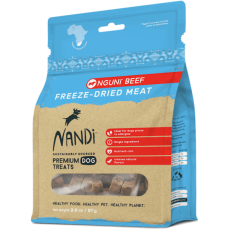 Nandi [NA026] 南非原野凍乾牛肉 狗小食 57g