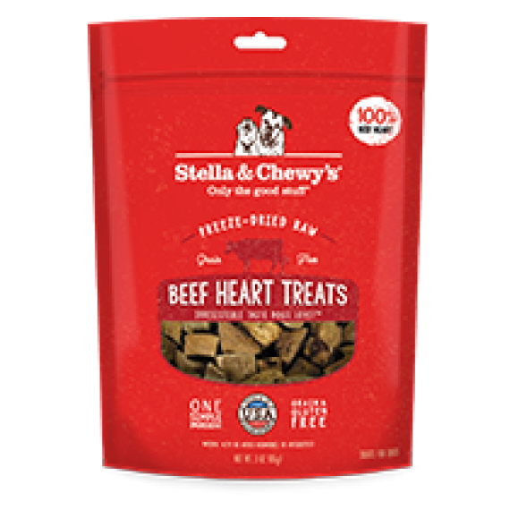 Stella & Chewy's [TRT-BH-3] - 凍乾生內臟小食系列 - 牛心 3oz